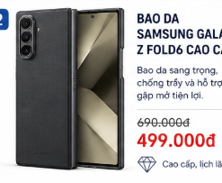 Bao da Samsung Galaxy Z Fold6 cao cấp