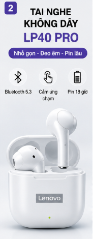 Tai Nghe Không Dây LB40 Pro